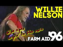 Willie Nelson BLUE EYES CRYING IN THE RAIN Farm Aid '96 (VHS HD REMASTER)