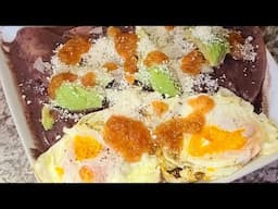 Enfrijoladas con Huevos estrellados! Deliciosos!!