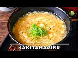 Japanese Egg Drop Soup Recipe (Kakitamajiru)