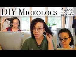 1-Year DIY Microlocs Update with pictures/videos