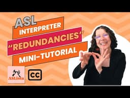 ASL Mini Tutorial: How to interpret "Redundancy" and "System Redundancies" CAPTIONED version