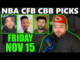 Friday Picks with Kyle Kirms | NBA CFB CBB 11/15