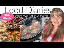 Food Diaries Week 4- The Final Week