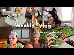 Lets FaceTime, a week in my life | home decor, life updates, cramps, date nights, Sunday reset