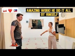 Amazing Work! He Did It All By Himself - Tile Over Tile