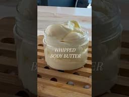 Easy Body Butter GlowUp 🩷 #shorts #bodybutter #recipe