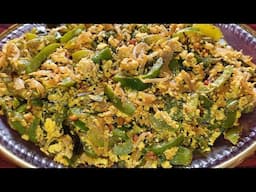 சுவையான குடைமிளகாய் முட்டை பொரியல் | Capsicum egg fry | Kudamilagai muttai poriyal in tamil