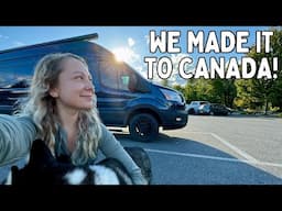 E1: Vanlife in Canada Day One: Border Crossing Drama & Shuswap Lake - Heading to the Rockies!