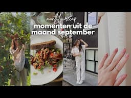 Momenten uit de maand September 🎞️ Solo Dates, Shoppen, Baby bezoek, Eigen appelboom