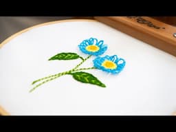 Cómo Bordar Flores en Relieve Paso a Paso