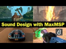 Video Game Sound Design with MaxMSP! (Re-synthesis & re-interpretation of existing game sounds)