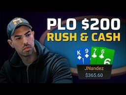 PLO Rush and Cash on GGPoker