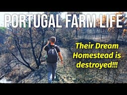 Their Dream Portugal Homestead Destroyed by Fire!!! | Full Property Tour & Recovery Journey