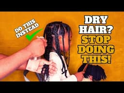 The REAL reason your little ones natural hair is DRY AND how to FIX IT!