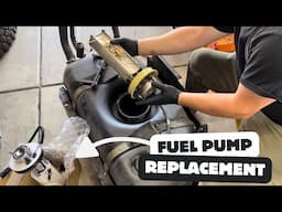 Fuel Pump & Filter Replacement On Jeep Wrangler TJ