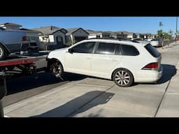 Salvage Auction Save - Turbo Diesel Volkswagen SportWagen TDI From Copart