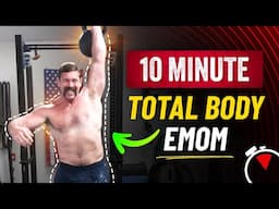 10 Minute Total Body Kettlebell EMOM [The PERFECT Routine For Busy Men!] | Coach MANdler