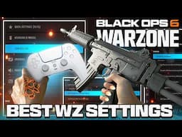 The ONLY BO6 Warzone Settings Guide You Need! (Pro Aim, Movement, High Kills & More Wins!)