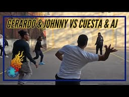 Gerardo & Johnny Vs Cuesta & AJ - NYC Handball Doubles Match at Skillman