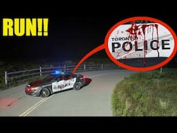 If you ever see this Police Car with BLOOD all over it, Don't follow it!! (It's a trap)