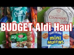 BUDGET ALDI GROCERY HAUL WITH PRICES! MEAL PLAN!