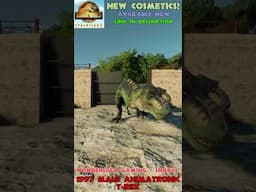 1997 Male Animatronic T-Rex - Non Replace Cosmetics - Jurassic World Evolution 2 Mods - #shorts