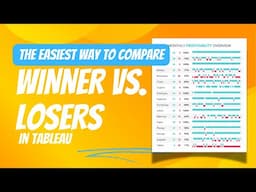 How I Create a Win Loss Sparkline