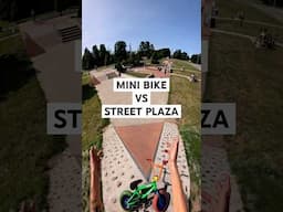 Mini Bike VS Street Plaza 🚲Hayden Anderson #shorts #shortvideo #tricks #gopro #challenge #viral