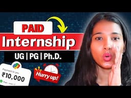 New Govt INTERNSHIP 2024 | DPIIT Internship for Graduation, Postgraduation & Research Students