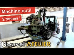 Aménagement de mes MACHINES dans l'ATELIER ! j'ai stressé.