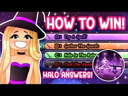 *ANSWERS* How To WIN the Halloween Halo 2023 in Royale High! Royale High Halloween Halo Answers Pt 1