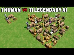 1 Human vs 11 LEGENDARY AI - Age of Mythology: Retold