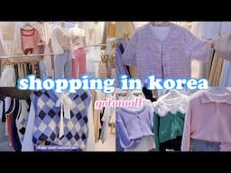 shopping in korea vlog 🇰🇷 gotomall colorful fashion haul 🛍️ underground shopping center