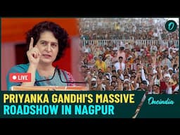 LIVE | Priyanka Gandhi Leads Vibrant Congress Roadshow in Nagpur | Maharashtra Election 2024