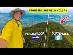 Así es la ÚNICA FRONTERA en el MUNDO sobre un VOLCÁN 🇸🇻🇬🇹 Volcán El Chingo 🌋