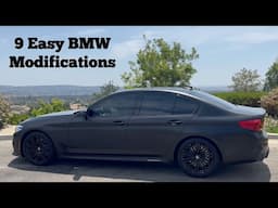 Full Modification List on a BMW 5 Series (9 EASY Modifications for a BMW 540i: Wrap, Diffuser, Lip)