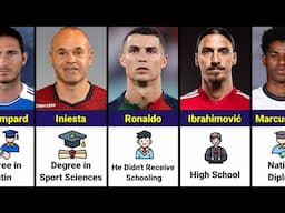 Educational Qualification Of Famous Football Players