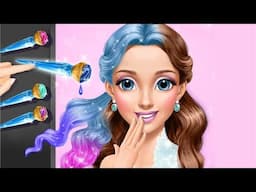 Princess Gloria Ice Salon Frozen Beauty Story - Play Makeup & Dress Up Fun Color Girls Games