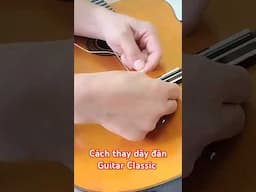 Cách thay dây đàn Guitar Classic || Guitar Nhật Cao Trí Minh 0906020468