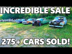 Massive Collector Car Auction Recap! OVER 275 Old Cars & Trucks SOLD! Projects, Parts, and MORE!