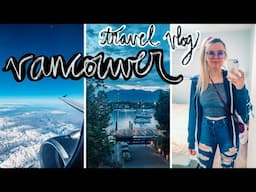 Vancouver Travel Vlog: Exploring the city, cafes, shopping, walking in the rain, food