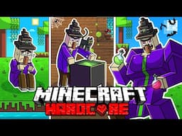 I Survived 1000 Days as a SCARY WITCH in HARDCORE Minecraft - Halloween Compilation