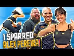 Alex Pereira vs Nina Drama sparring + the biggest Chama dance party | UFC