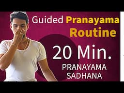 20 MIN. PRANAYAMA | DAILY PRANAYAMA SEQUENCE | ​⁠@PrashantjYoga