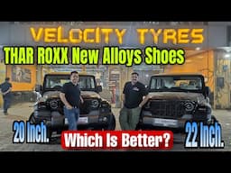 Finally New Alloys Tyres lga Diye Thar Roxx Mein | Side Affects of This Tyre Size? #tyre #tharroxx