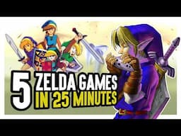 I Beat The First 5 Zelda Games in 25 MINUTES!