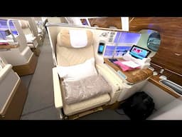 Emirates New A380 Business Class from Dubai to Tokyo (Full Flight Experience)