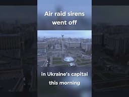 Sirens Sound in Ukraine's Capital (#short)