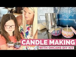 Candle Making at Home for Beginners with Ohcans DIY Kit