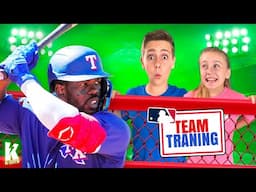 Training with the MLB World Champions (Texas Rangers Spring Training)